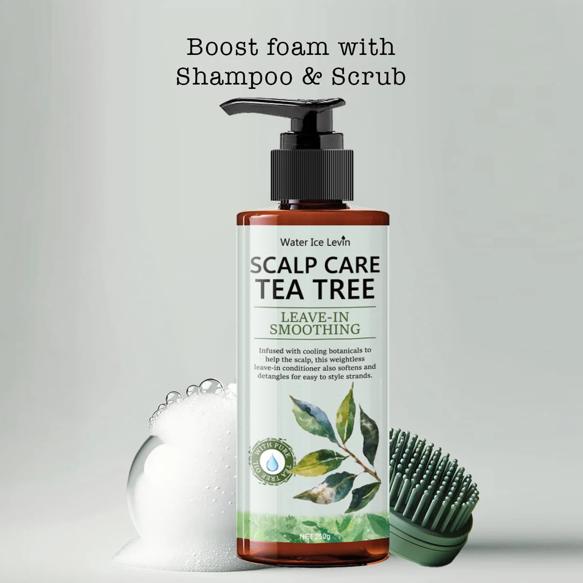 250g Tea Tree Conditioner, Super Fluffy, Moisturizing, Refreshing, Smooth Hair Care for Dry Hair, Long-Lasting Fragrance - Moisturizing and Nourishing - a Summer Essential