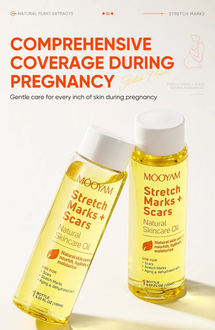150ml Vitamin E Skin Care Oil Remove Pregnancy Stretch Marks Postpartum Care Elastic Skin Firming Collagen Body Care Oil