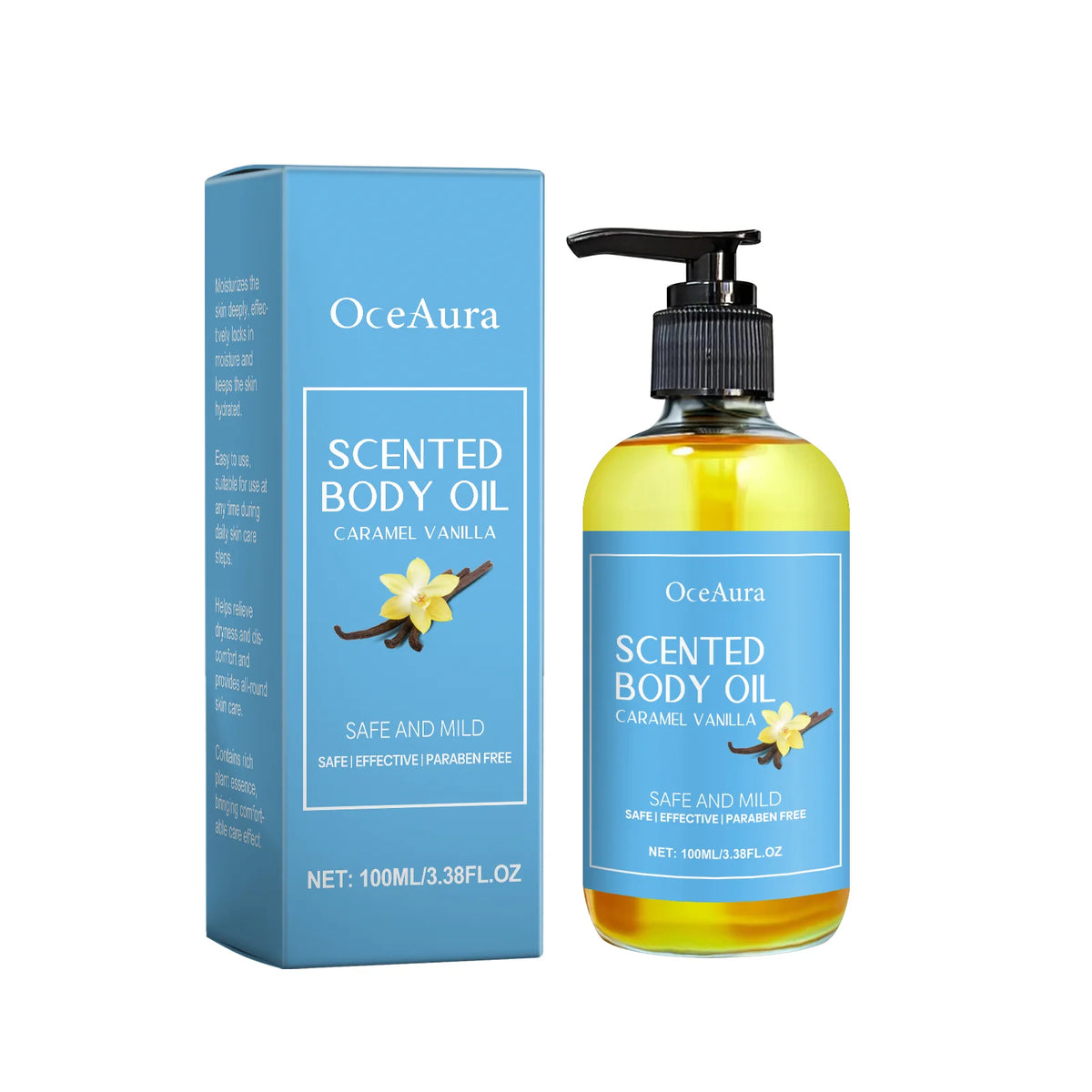Scented Body Oil Long Lasting Moisturizing Stress Relief Deep Nourishing Muscle Relaxing Soften Smoothing Skin Body Massage Oil
