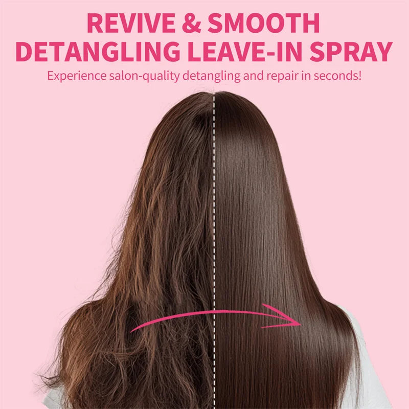 Magical Keratin Conditioner Spray Collagen Repairs Hair Damaged Hair Mask Soft Smooth  Hair Care Spray Moisturize Heat Protectan