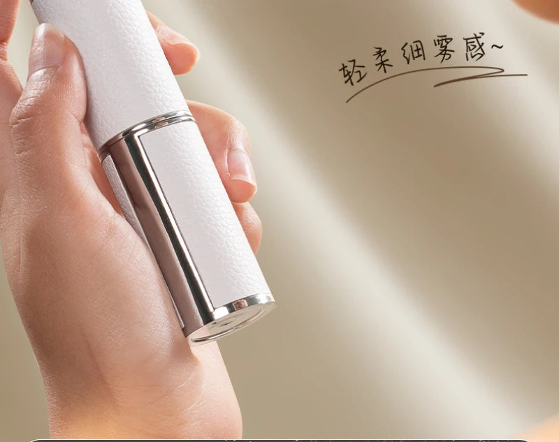 8ML Refillable Perfume Atomizer Highend Leather Mini Cosmetic Containers Rotary PressType Liner Glass Liquid Container косметика