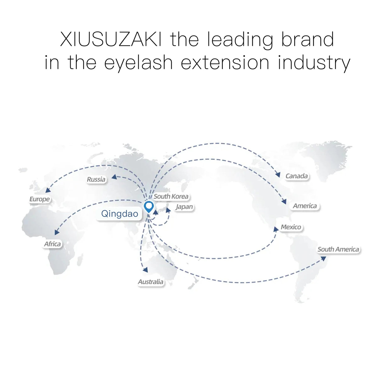 XIUSUZAKI  U-Shaped YY 3D 4D 5D Eyelash Extensions New Style U 2D YY Lashes Extension Mink Premade Volume Fans False Eyelashes
