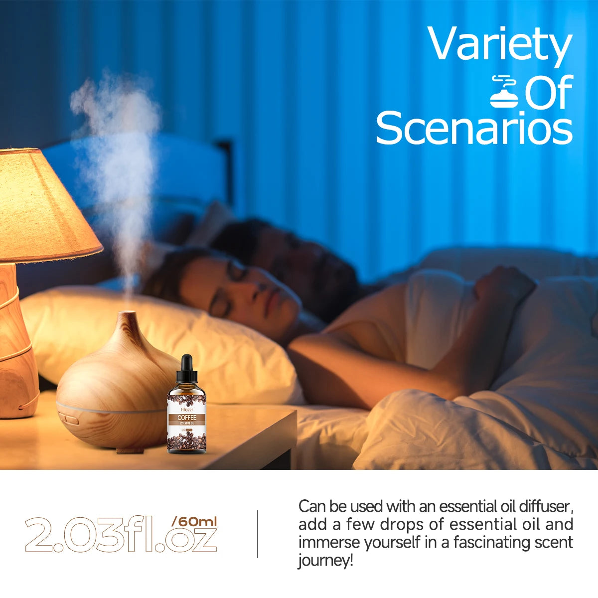 100ml/60ml/30ml Coffee Essential Oil Skin care essential oils Suitable for all skin types Long-lasting fragrance Aromatherapy