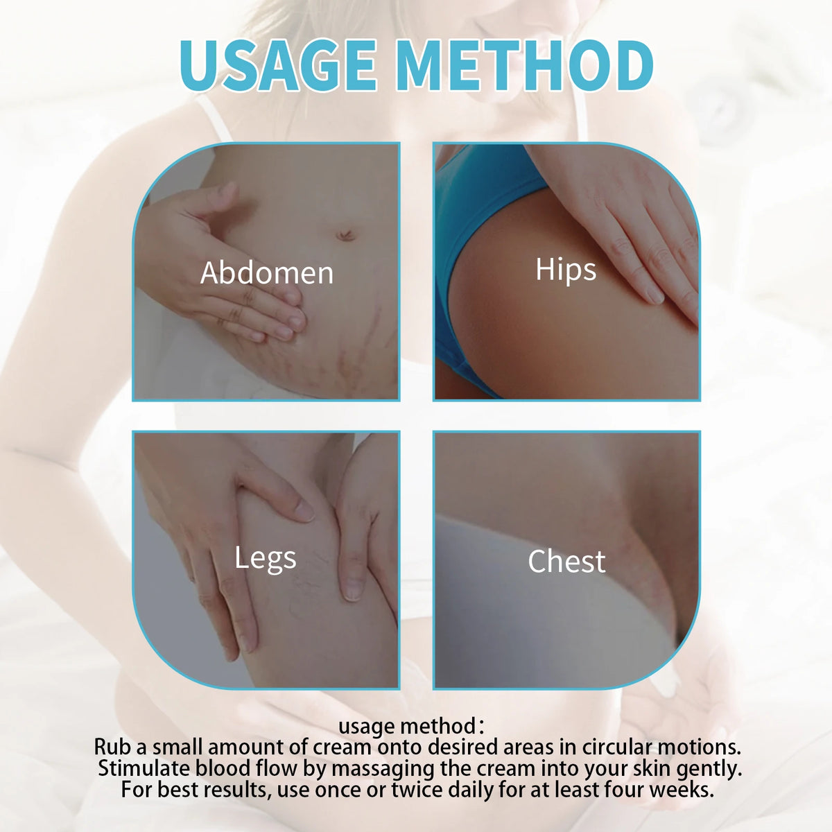 Stretchmarks Repair Cream Remove Pregnancy Firm Skin Enhance Elasticity Body Cream Nourish Moisturizing Pregnant Women Skin Care