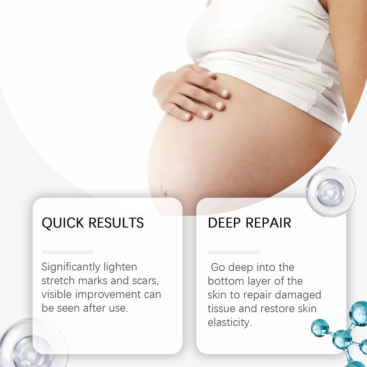 6 Peptide Body Essence Stretch Mark Remover Fade Fine Line Firm Repair Obesity Scar Brighten Moisturize Pregnant Skin Care Oil