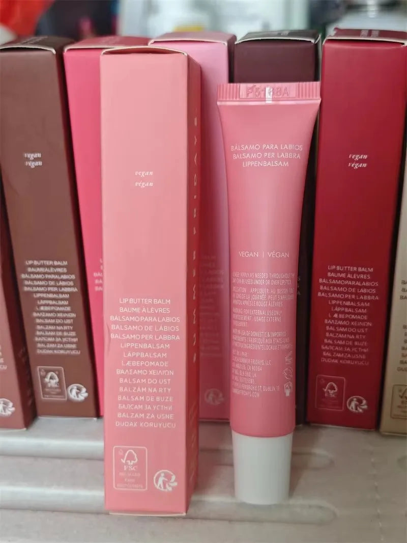 Popular  Brand Summer Lip Balm Pink Sugar Birthday Cake Vanilla Beige Toasted Marshmallow Moisturizing Lipstick Lip Gloss Makeup