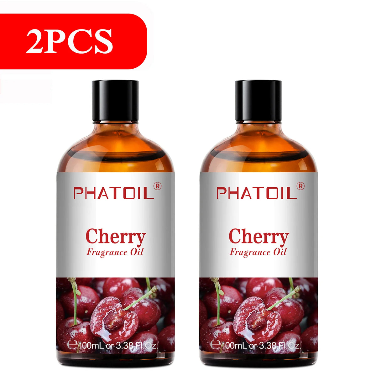 PHATOIL 100ml Aromatherapy Fragrance Oil Coconut & Vanilla Strawberry Cherry Lemon 1/2/3pcs Aroma Oil For Diffuser Candle Making