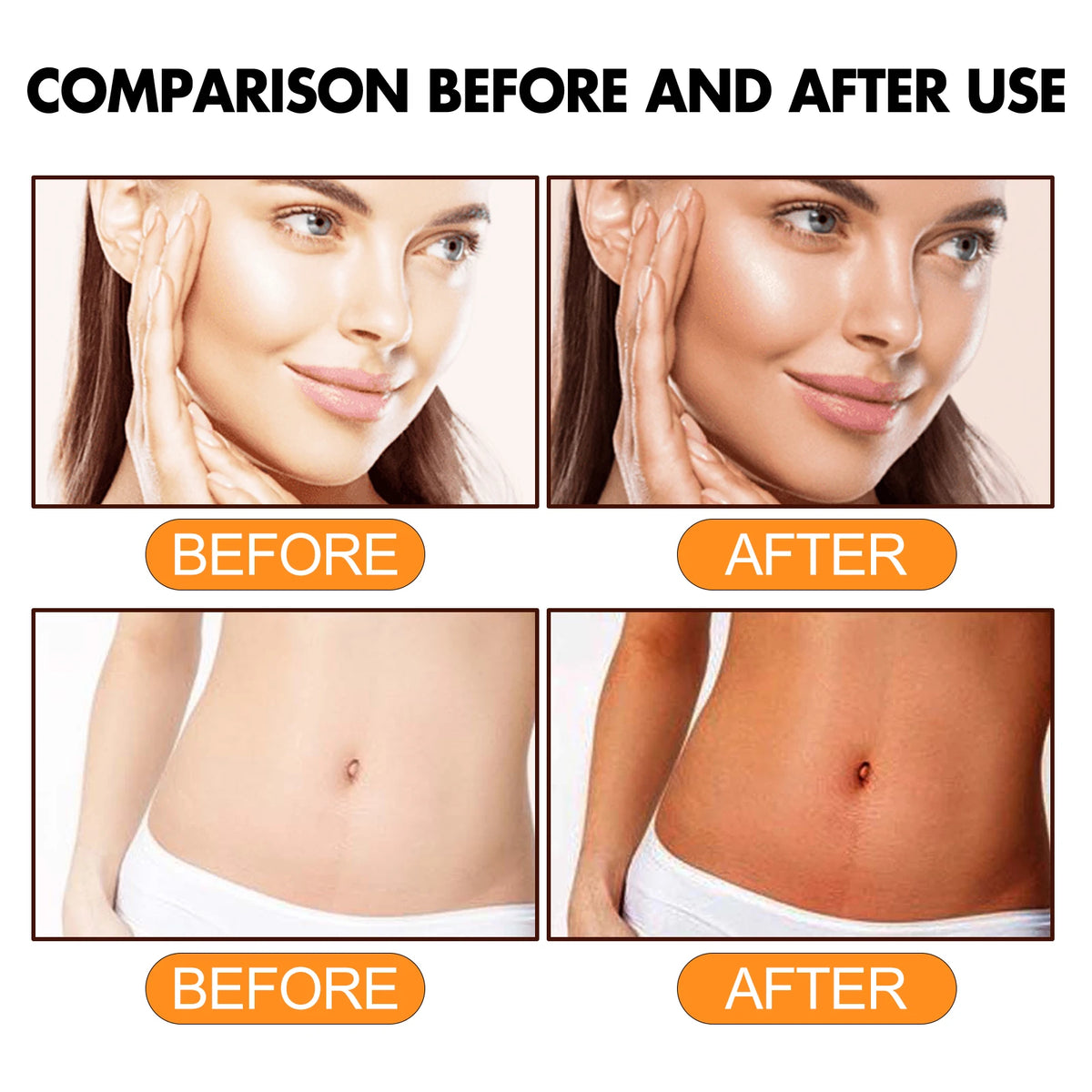 Instant Self-Tanning Lotion Black Brown Self Tanner for Face Body Lasting Glow Body Bronzer Even Skin Tone Bronzing Lotion