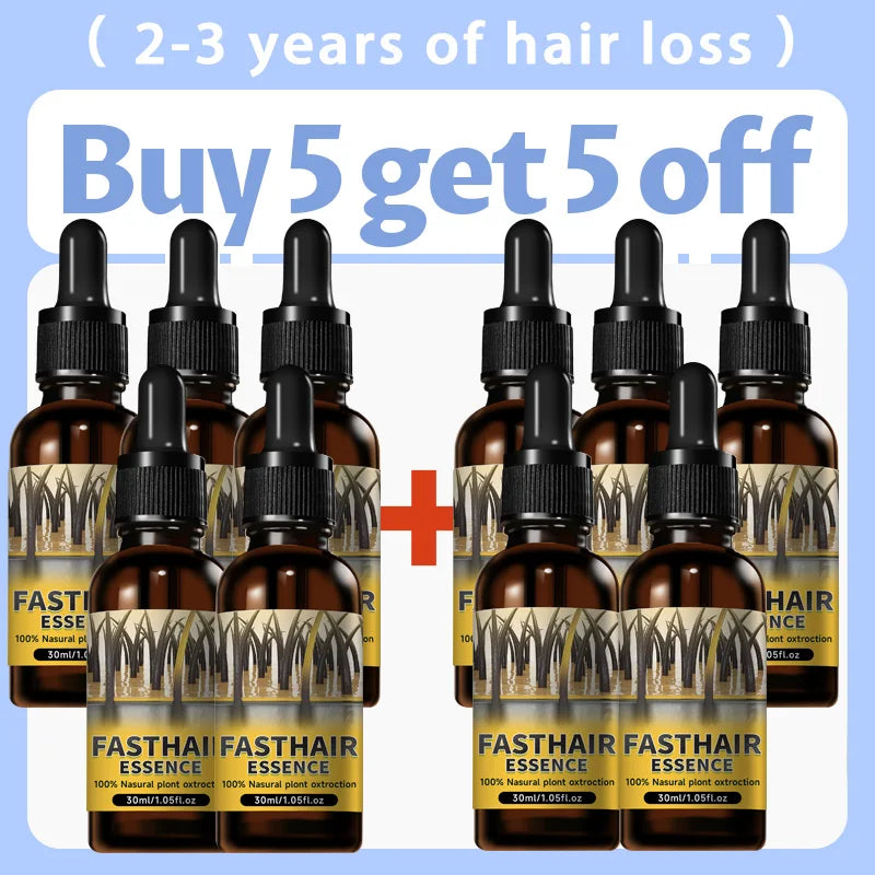 Hair Growth Essential Loss Regrowth Treatment Strengthens Hair Nourishes Scalp Light Weight Non Greasy Improve Scalp Circulation