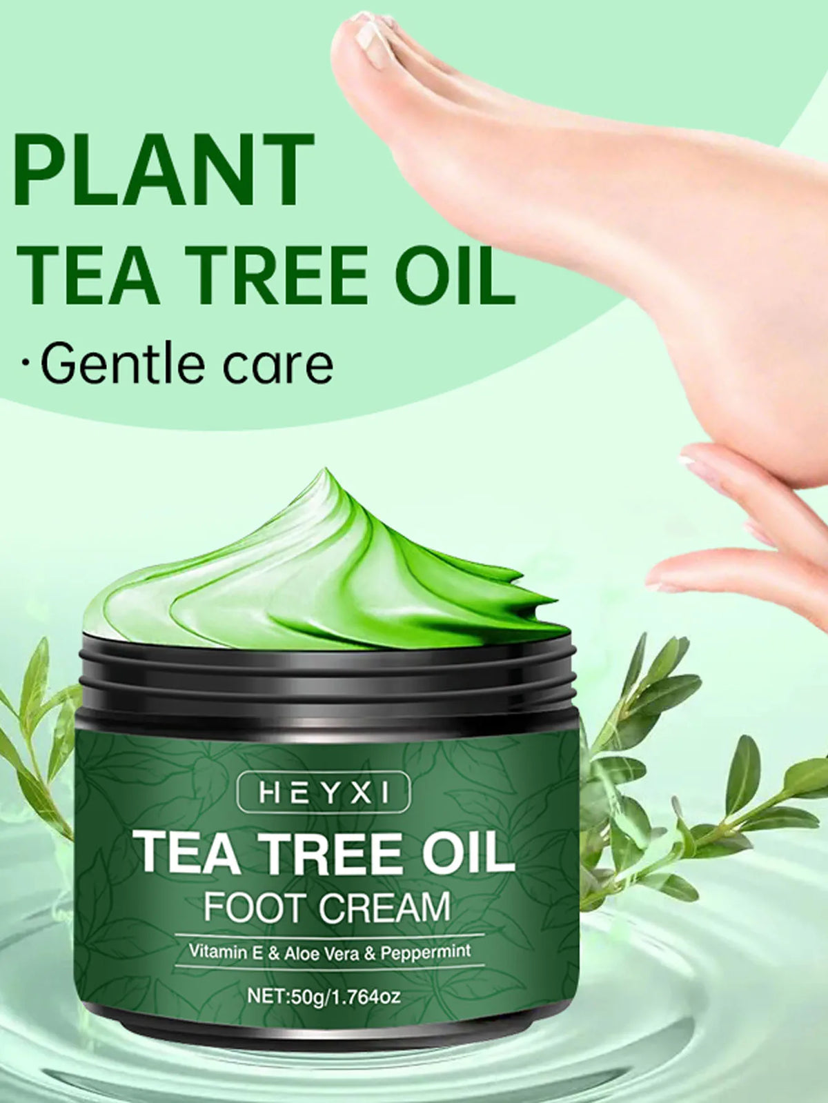 Tea Oil Cracking Cream, Hand and Foot Care, Long-Lasting Deep Moisturizing, Moisturizes Dry Hands, Suitable for All Skin Types