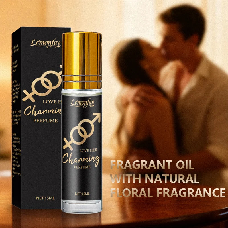 Lemonfay Love Her Charming Perfume Roll-On for Men Pheromone Cologne Long Lasting Fragrance 15ml for Dating