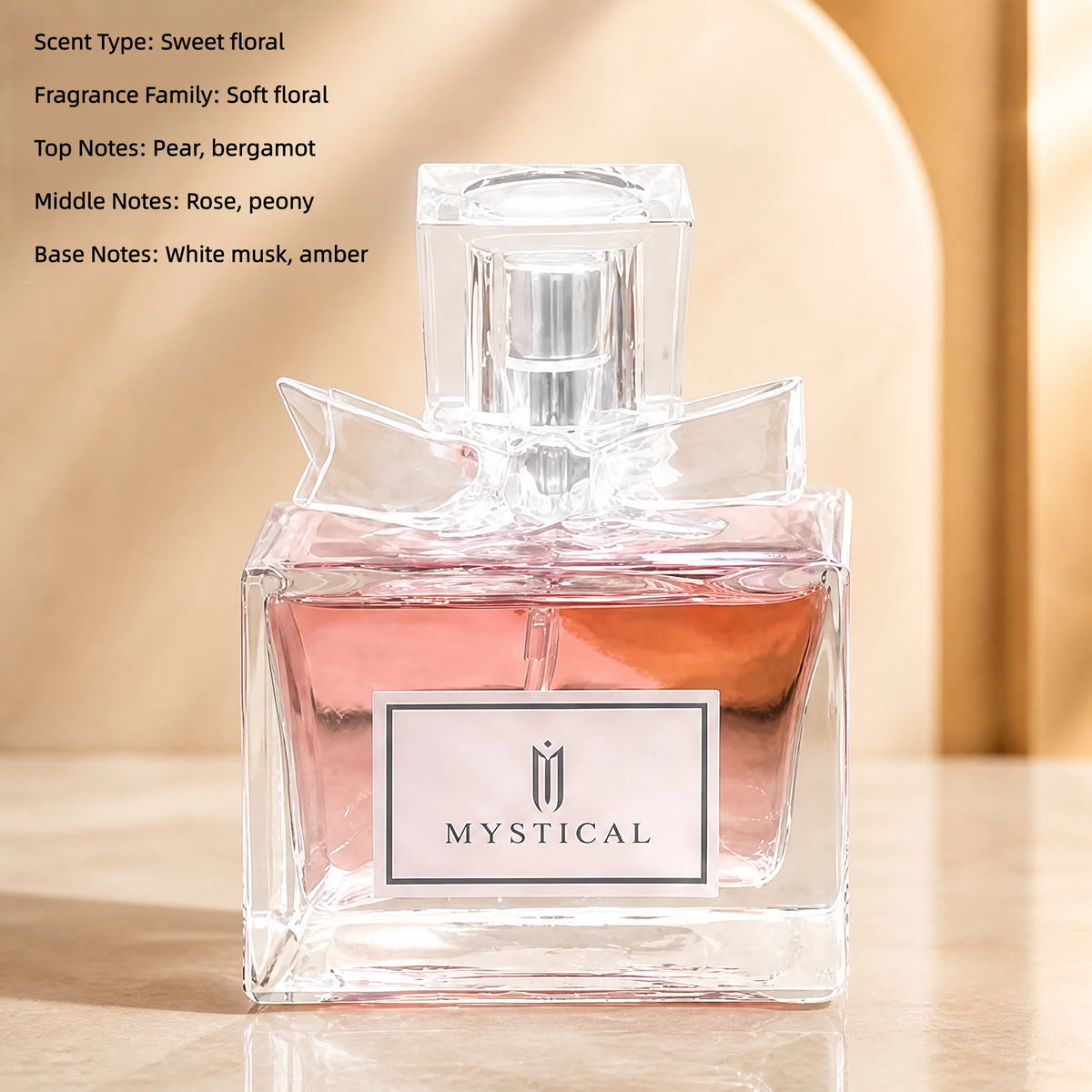 MYSTICAL Womens Perfume Gift Set 4 Piece 30ml Each 120ml Total Cherry Floral Fruity Fragrance Collection for Daily Wear Office Date Night Travel Birthday Gift