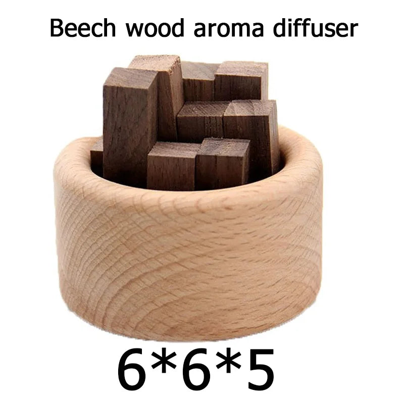 Essential Oil Diffuser Home Perfume Diffuser Expander Beech Wood Reed Diffuser Bottle Eco-Friendly Fireless Aroma Aromatherapy