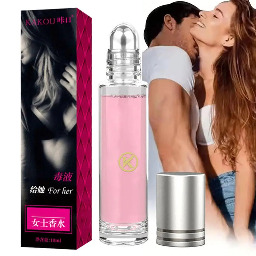10ml Pheromone Temptation Lasting Dating Ball Body Parfum Mini Portable Unisex Roll On Eau De Toilette Fresh Natural Fragrance