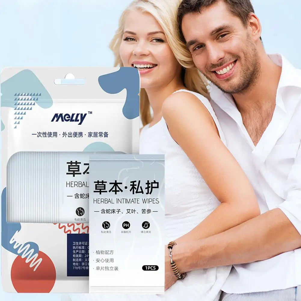 20pcs/bag Feminine Hygiene Care Wipes ultra-lightweight, pH-balanced body and hand cleansing wipes Non-irritant