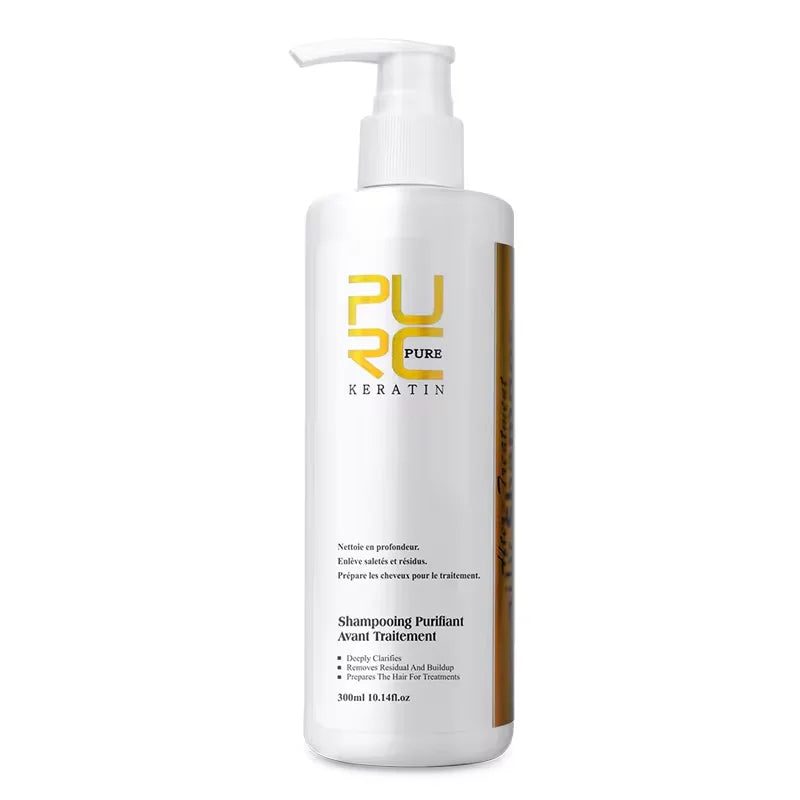 PURC Hair Purifying Shampoo Conditioner Keratin Hair Treatment Straightening Smoothing Professional Hair Care Salon Products