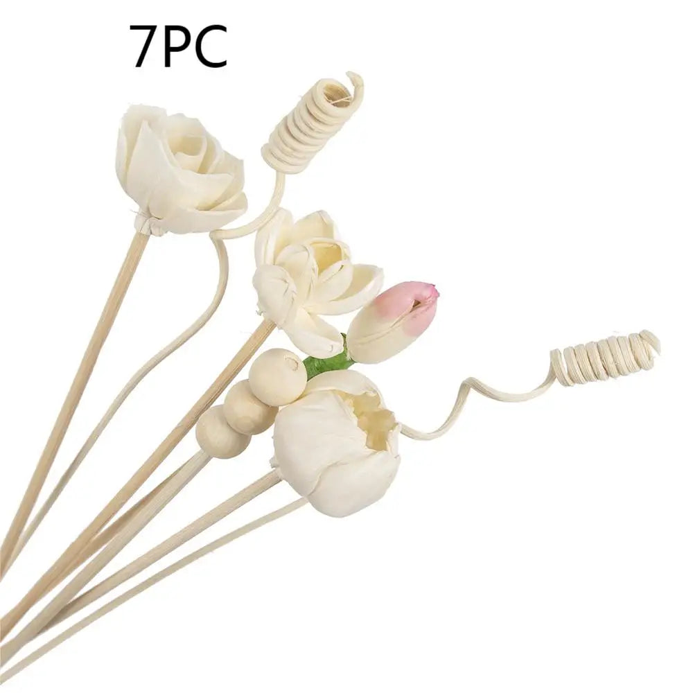 Chrysanthemum Reed Diffuser Sets Artificial Plant Fireless Aroma Vine Combination Desktop Decor Home Fragrance Products