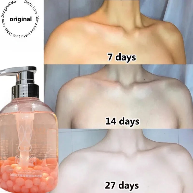Whitening Shower Gel Women Body Wash Men's Oil Bath Cleansers Bath Beauty Health Cleaning Dirt  Inhibiting Melanin Body Works