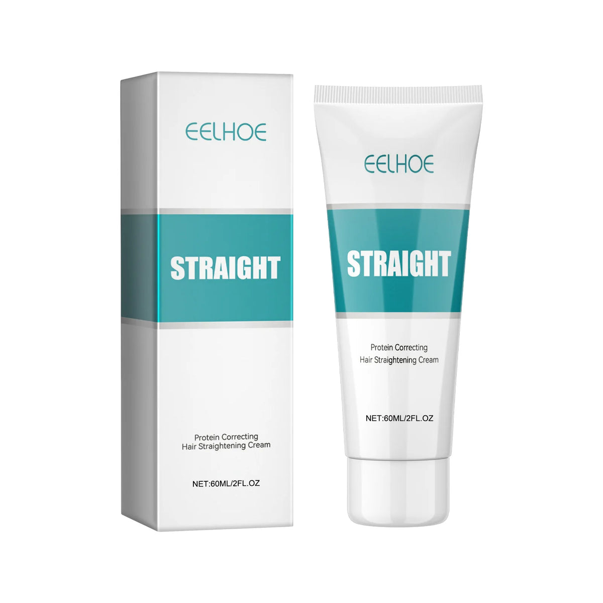 Protein Correcting Hair Straightening Cream Keratin Smoothing Hair Treatment Nourishing Repair Soften Curly Hair Conditioner Set