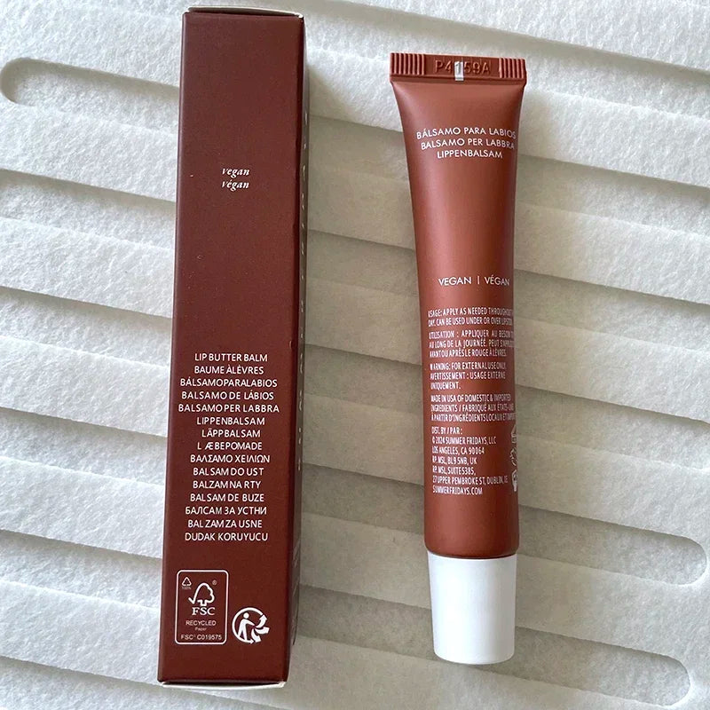 Summer Limited Rho Vanilla Beige LipBalm Moisturizing Transparent Lipstick Set Smooth Soft Tube Mirror Lip Gloss Lip Blum Makeup