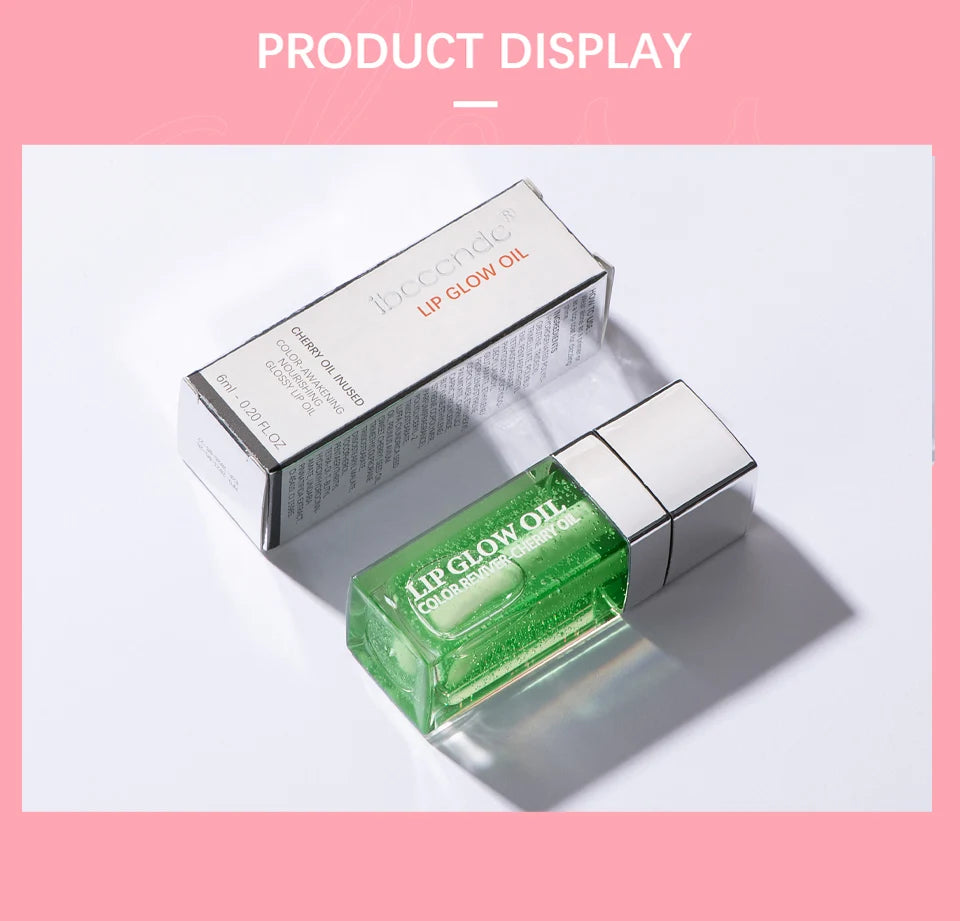 Crystal Jelly Moisturizing Lip Oil Plumping Lip Gloss Makeup Sexy Plump Lip Glow Oil Tinted Lip Plumper