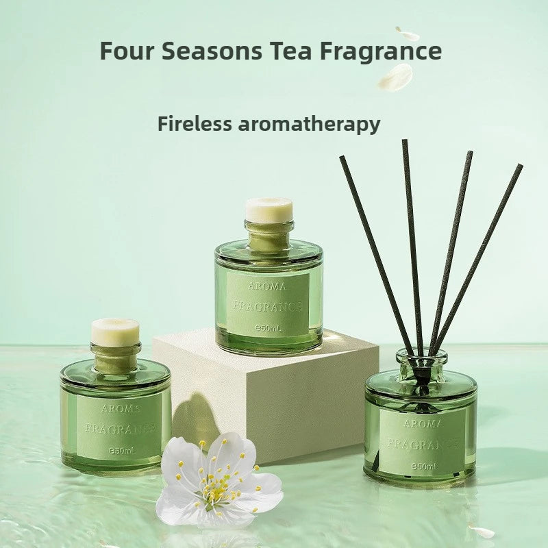 1PC 50ml Reed Diffuser Gift Set Home Fragrance Oil with Reed Sticks Home Air Freshener Essential Oil for Bathroom Accessories