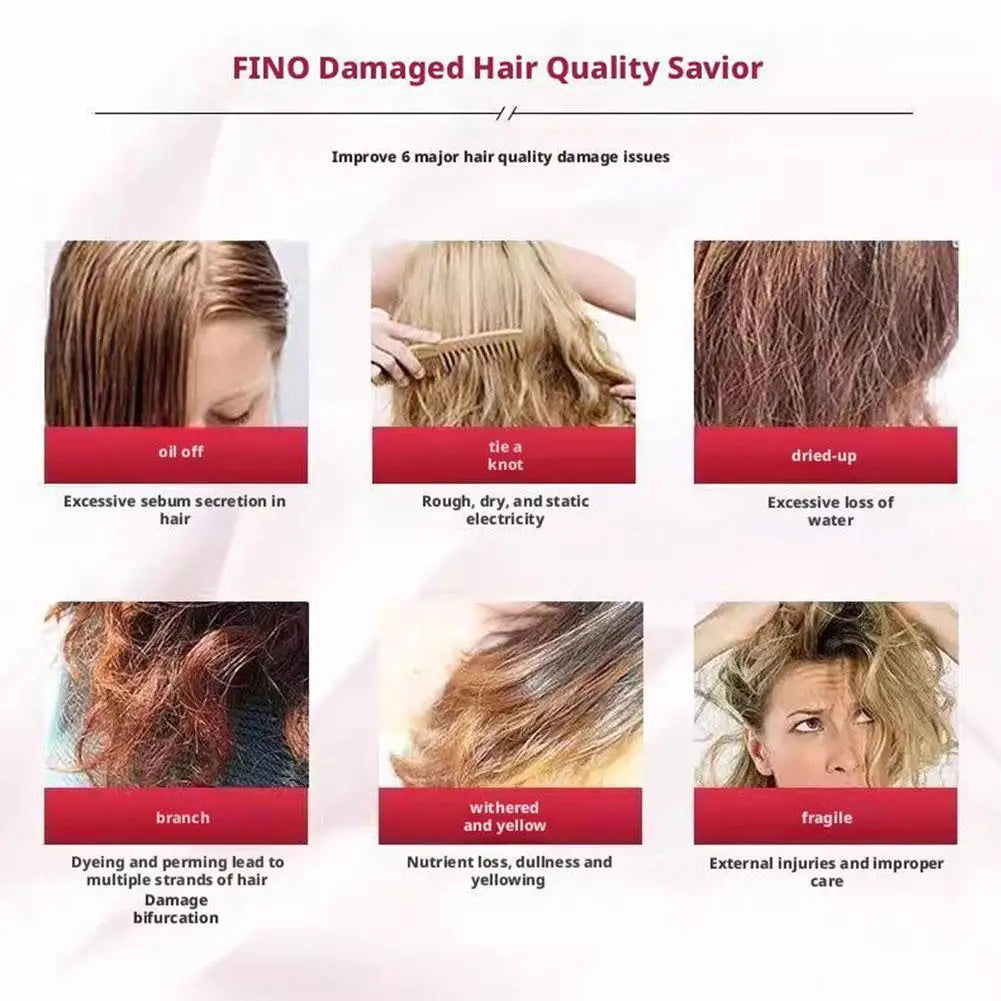 Fino Softness Improvement Hair Conditioner Oil Control Fluffiness Improvement Shampoo Silver Diamond Hair Mask Japan Original
