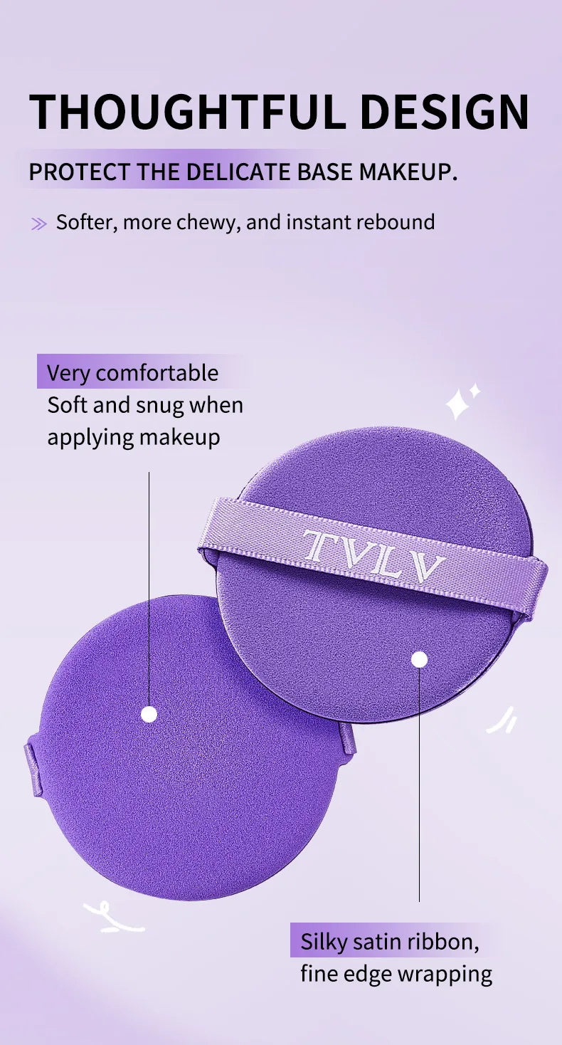 Lavender Pressed Powder Matte Powder Lasting Oil Control Full Coverage Face Compact Setting Powder Makeup Foundation Cosmetics