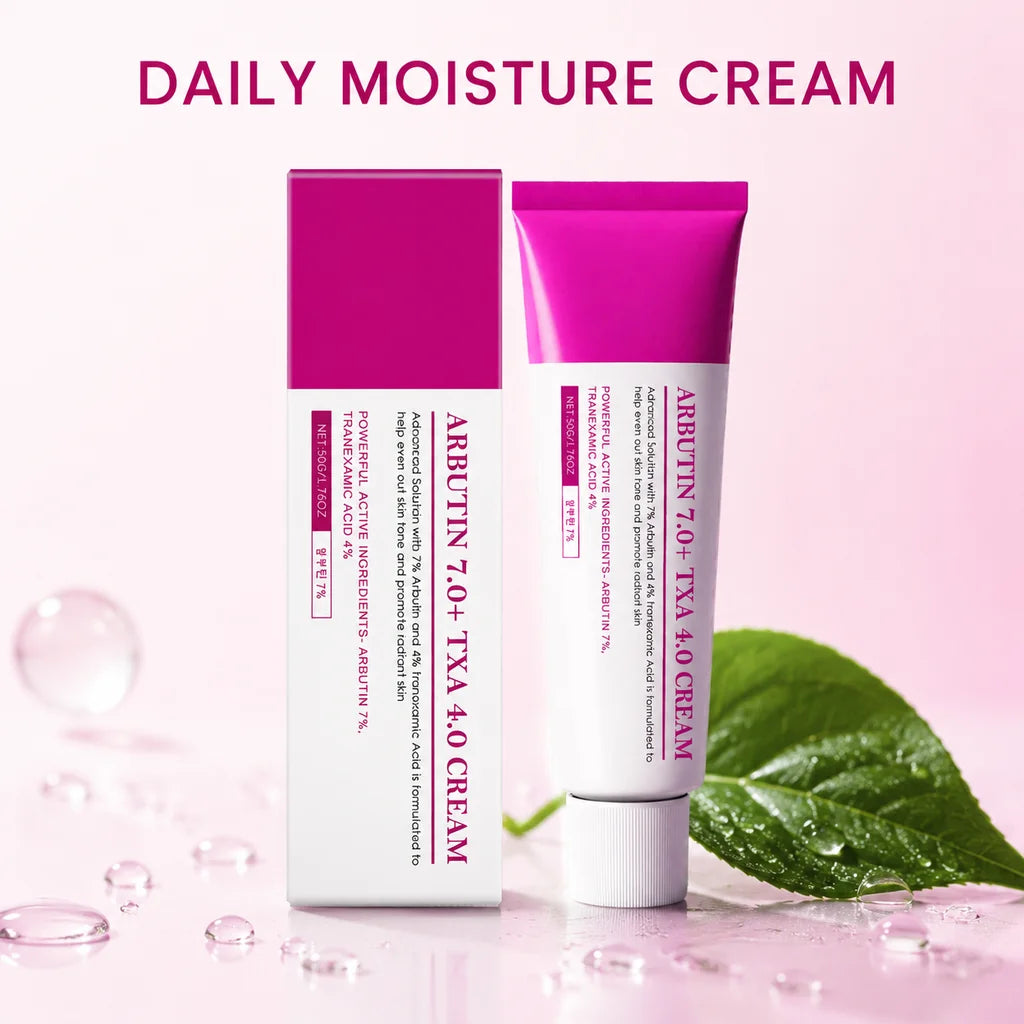 ARBUTIN+TXA Facial Moisturizing Cream Lightweight Daily Hydrating Lotion Arbutin Face Gel Cream Non Greasy Glow Skincare 50g