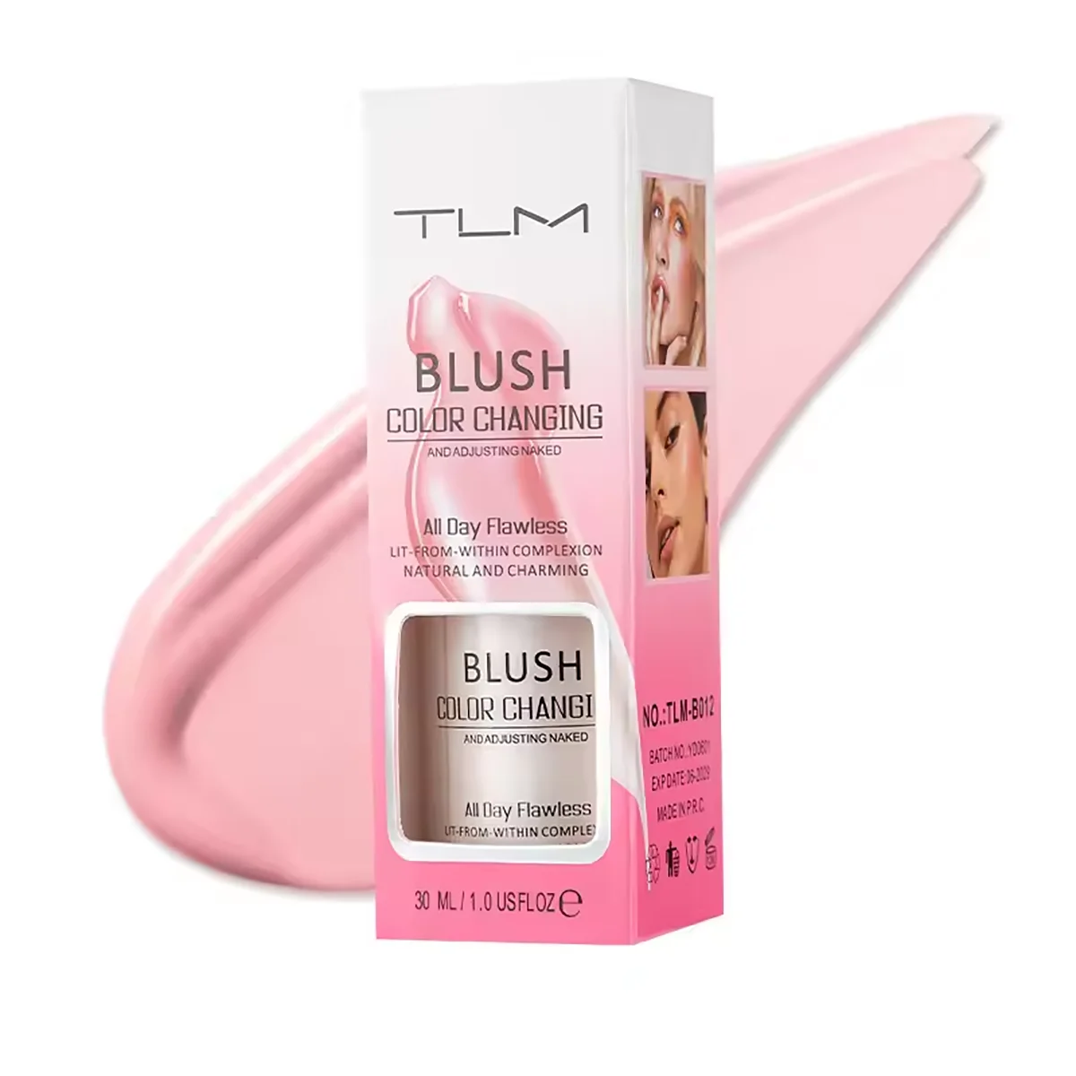 Warm Change Liquid Foundation Sunscreen Lasting Oil Control Easy To Apply Makeup Waterproof Portable