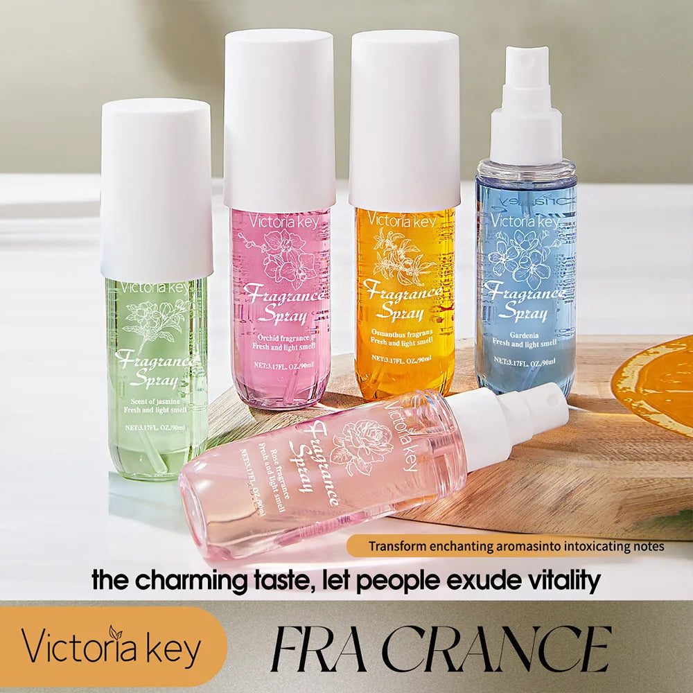 1pcs 90ml Alcohol Free Fragrance Spray Fragrance Of Flowers Scented Air Freshener Apply To Clothing Home Long-Lasting Deodoran