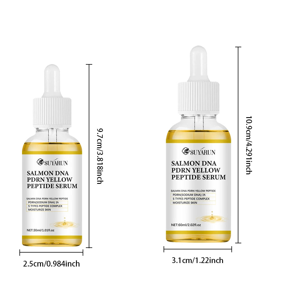SUYARUN Salmon DNA PDRN + Yellow Peptide Complex Serum - Anti-Aging Solution, Skin Repair, Hydration, Brightening, Tightening.