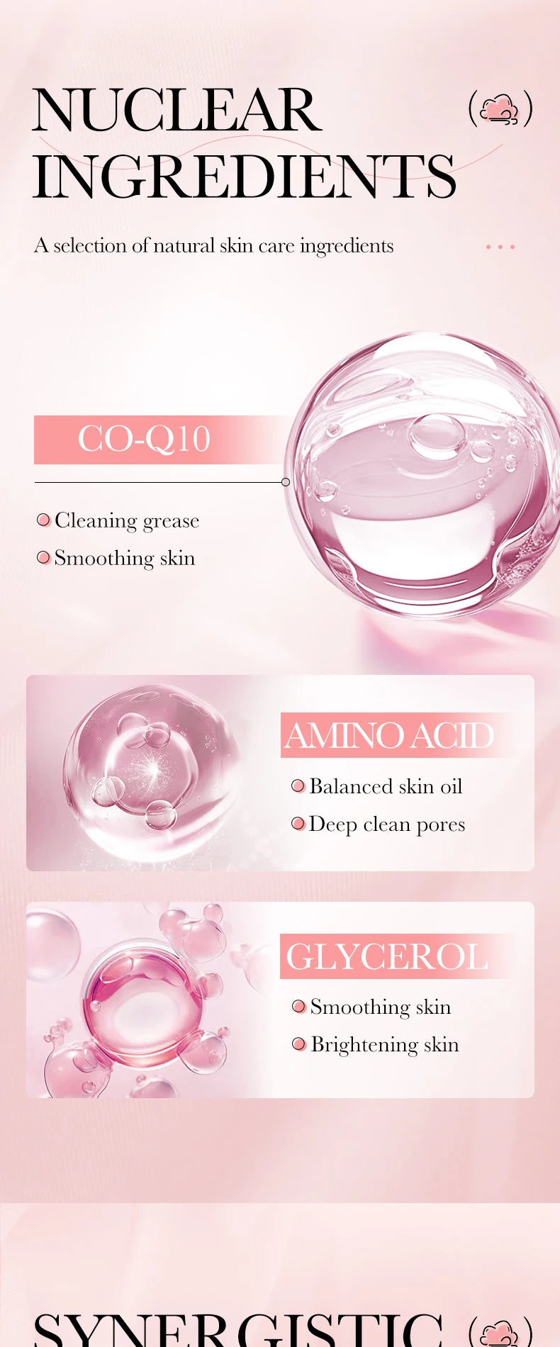 Facial Cleanser Face Wash Foam Face Massasge Facial Hydrating Moisturizing Skin Products Mossee Cleansing Care