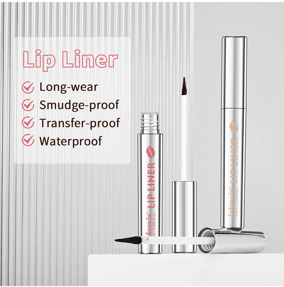 Lip Liner Pencil Peel Off Lip Stain Tattoo Long Wearing Matte Waterproof Smudge Proof Transfer Proof Lip Cosmetic For All Day