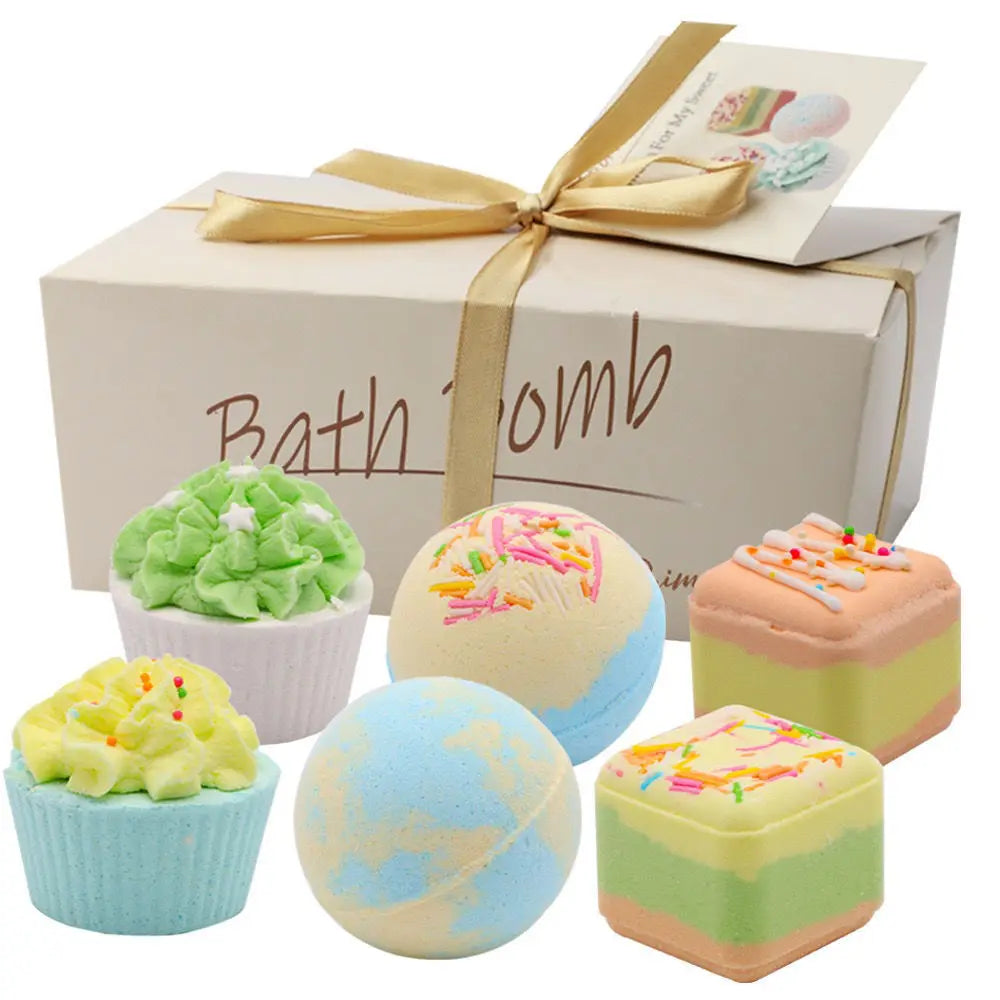Set Of Boxed Bath Foot Bath Balls, Multi-soaking Float Balls, Bath Balls, Moisturizing Bath Salt Balls, Bath Bubble Balls