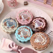 FLOWER KNOWS THE SWEETIE BEAR COLLECTION Silk Satin Blush Powder For Cheeks Contour Face Bunny Garden Blush Natural Matte Finish