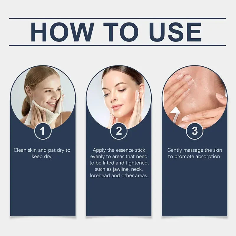 Retinol Hyaluronic Acid Stick Anti Wrinkle Tighten Pores Firming Lifting Plump Skin 24H Moisturizing Anti Aging Korean Care Balm