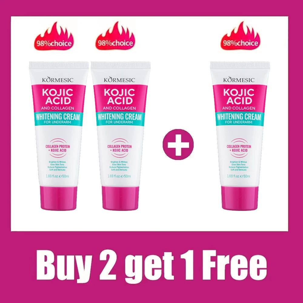 Collagen Underarm Whitening Cream for Dark Skin, Bleaching Underarm Intimate Area Skincare Products