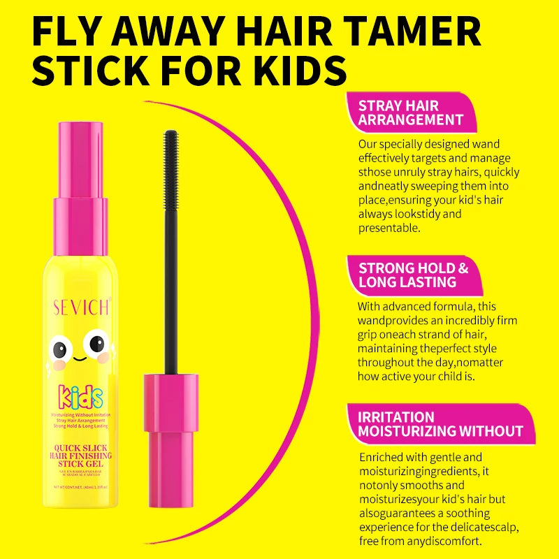 SEVICH Kids Hair Styling Gel Children Broken Hair Arrangement Cream Anti-frizz Braiding Gel Hair Wax Stick Hair Finishing Care