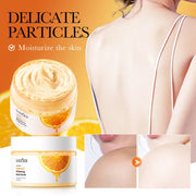 SADOER Vitamin C Body Scrub Brightening Moisturizing Anti Wrinkle Exfoliating Lotion Cream Arm Leg Scrub Skin Care