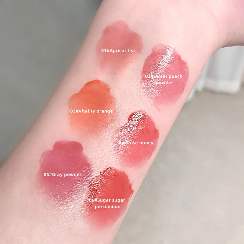 Moisturizing Plump Lips Mirror Effect Lip Color Non Greasy Texture Liquid Lip Pigment Not Easy To Stick Lightly Lip Glaze