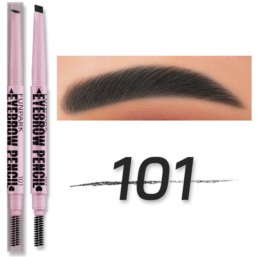 2 In1 Eyebrow Pencil Makeup For Women 5 Colors Waterproof Eyebrow Tattoo Brush Long Lasting Eyebrow Pen Professional Cosmetics