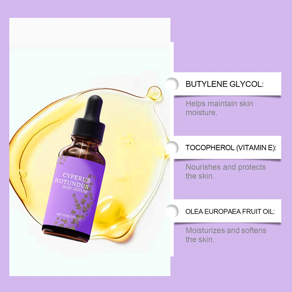 Cyperus Rotundus Hair Growth Inhibitor For Women Non-Irritating Safe Slowing/Reduction Body Hair Growth Oil For Women Men