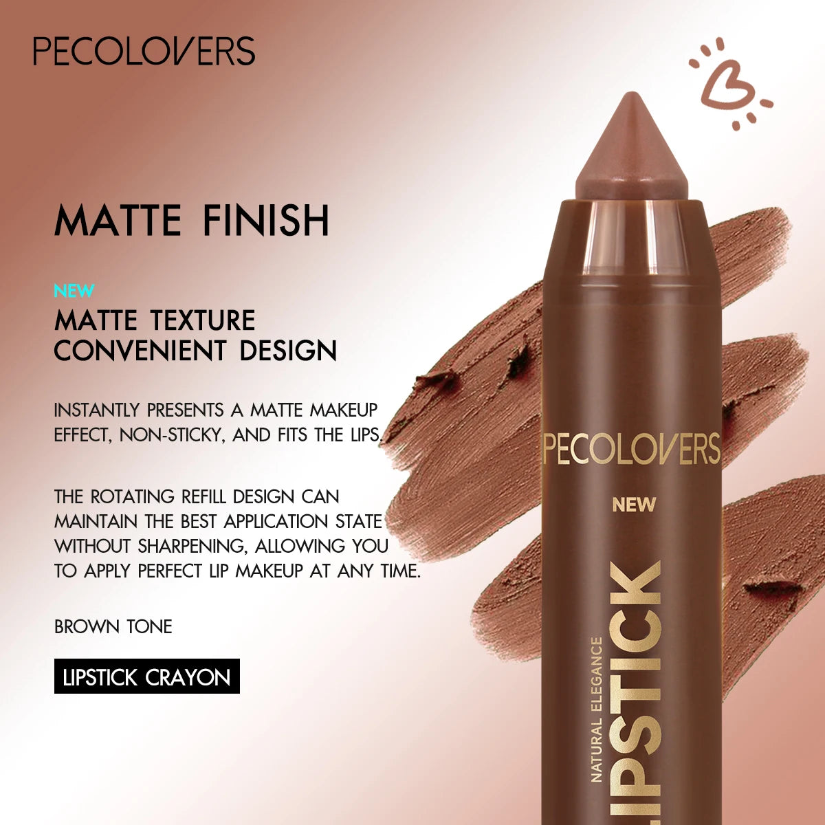 Fine Tip Lip Liner Pen Soft Mist Matte Lip Crayon Sexy Brown Red Lipstick Pencil Lip Contouring Lipliner Outline Tint Cosmetic