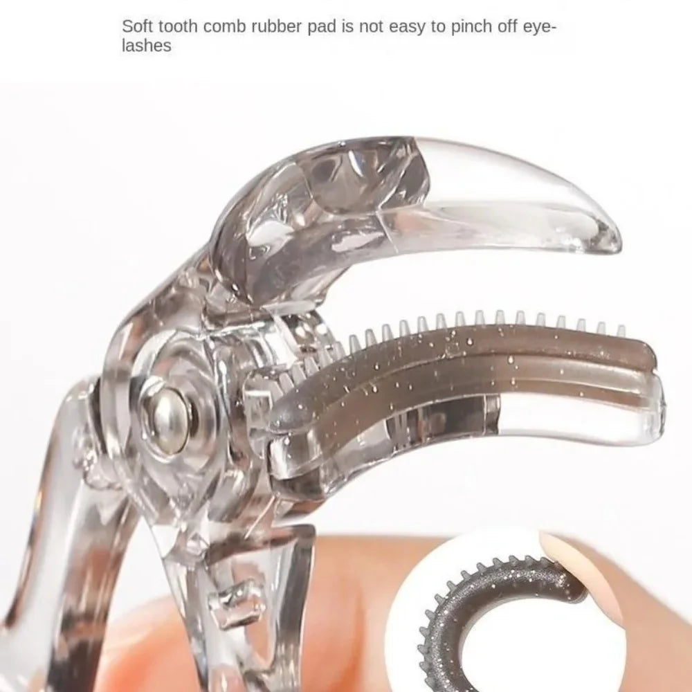 Dual-Type Eyelash Curler with Comb Long-lasting eyelash curler Wide Partial Clip Options Waterproof Natural Curl eye makeup tool