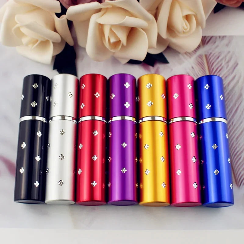 1PC 5ml Small Portable Perfume Bottle 10ml Empty Perfume Atomizer Metal Spray Pump Bottles