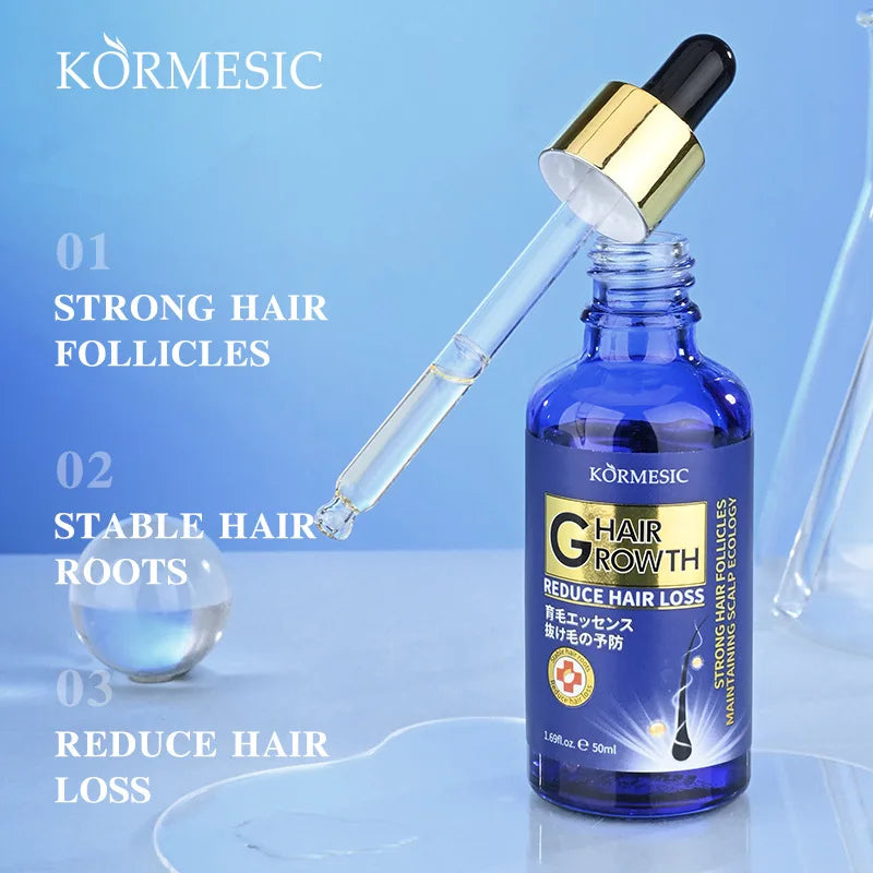 Hair Growth Serum Anti Loss Regrowth Hair Growth Oil Prevent Baldness Repair Damage Scalp Massage Moisturizing Nourish Hair Care