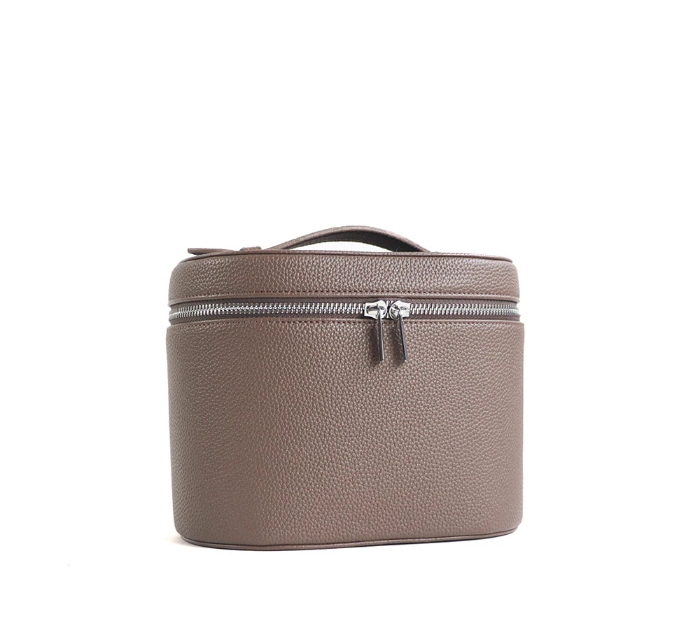 Customizable Names and Letters, Travel Portable Cosmetic Bag Large-capacity PU Leather Cosmetic Box with Internal Storage Box,