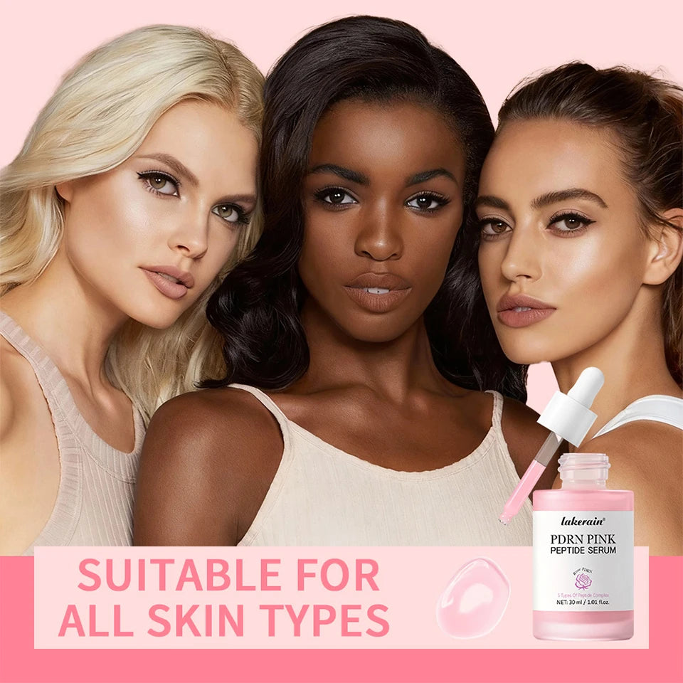 Salmon DNA PDRN Pink Peptide callage Serum Pink Glow Serum Remove Skin Darkness Hydrating Moisturizing Firming Korean Skincare