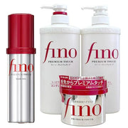 Japan Fino Original Softness Improvement Hair Conditioner -Silver Diamond Hair Mask-Oil Control Fluffiness Improvement Shampoo